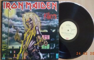 Iron Maiden ‎– Killers Rare Label Yugoslavia Lp Jugoton 1981 Emi