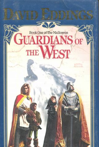 David Eddings Guardians Of The West Book 1 The Malloreon Hcdj 1987 1st Ed Rare