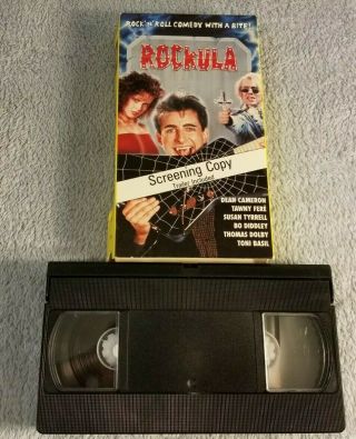 Rockula (1990) - Vhs Movie - Horror / Comedy - Demo / Preview / Screener - Rare