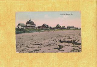 Me Higgins Beach 1913 Antique Postcard Homes On The Beach Maine To Bedford