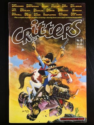 Critters 50 Fantagraphics Books 1990 Duckula,  And Domino Rare Final Issue D5