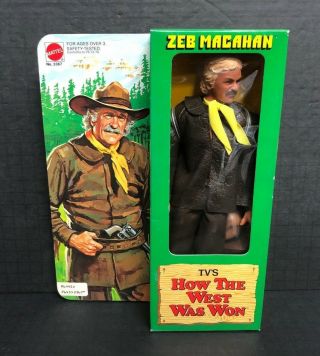 Vintage 1978 Mattel How The West Was Won Zeb Macahan Action Figure