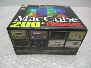 RARE VINTAGE MAC CUBE AZTECH MEDIA 7 CD - ROM ' S 200,  PROGRAMS MAC OS 2