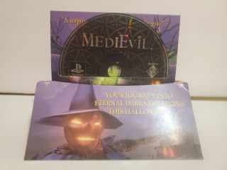 Medievil Demo (sony Playstation 1,  1998) Ps1 Rare Complete Display