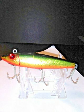 Old Lure We Have A Great Mirro Minnow Bright Colored 71750 3 1/2 Inches Long.