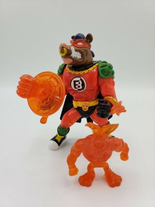 Teenage Mutant Ninja Turtles Sewer Heroes Mighty Bebop Playmates 1993 - Complete