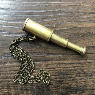 Collectable Vintage Brass Nautical Telescope Maritime