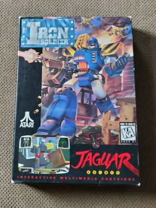 Iron Soldier (atari Jaguar,  1994) Authentic Cib Rare Vgc