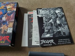 Iron Soldier (Atari Jaguar,  1994) AUTHENTIC CIB RARE VGC 3
