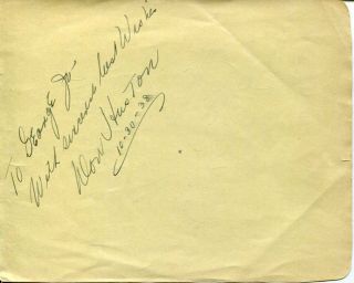 Don Hutson Green Bay Packers Alabama Crimson Tide Hof Rare Signed Autograph