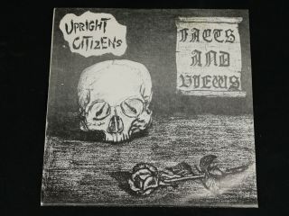 Upright Citizens Facts & Views Rare Orig.  7 " Vinyl Ex German Hardcore Punk 1985