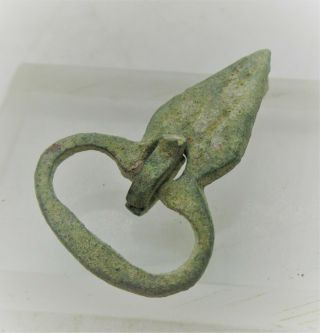 Detector Finds Ancient Roman Bronze Military Buckle Ca 300 - 400ad