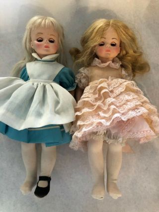 Vintage Madame Alexander Blonde “renoir” 13” Doll & Madame Alexander Alice Doll