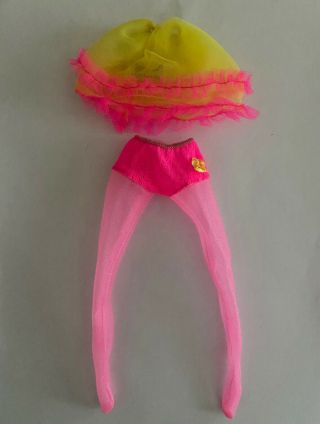 Vintage Barbie Outfit Close Ups 1864 From 1969 Lingerie (slip And Stockings)
