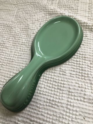 Le Creuset Spoon Rest Green Rare Color