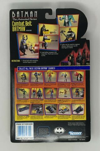 Batman Animated Series Combat Belt Batman action figure 2