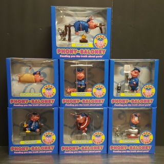 Phony - Baloney 7 Figures (series 1) Planet 6 Seen Nyc Graffiti Police Pig Cop