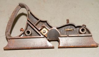 Rare Odd Cast Iron Type 7 Siegley No 2 Plow Molding Plane Collectible Parts Tool