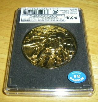 Rare Japan Gold Coin Pokemon The Movie I Choose You Pikachu and Ho - oh 2