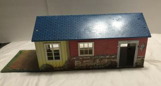 Vintage Wolverine Toy Co.  Tin Litho Ranch Doll House No.  800 1950 