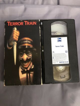 Very Rare Terror Train Vhs 1980 Key Video 1665 Oop Jamie Lee Curtis Horror Cult