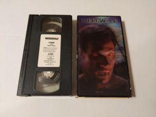 Vhs Werewolf Rest In Beast A - Pix 1995 Lenticular Cover B - Movie Horror Rare