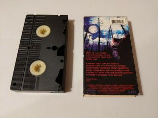 VHS Werewolf Rest in Beast A - Pix 1995 lenticular cover B - movie Horror Rare 3