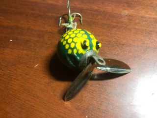 Vintage Worth Co.  Flutter Fin Lure Made In Usa