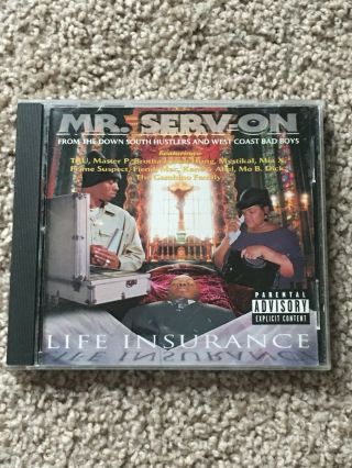 Mr.  Serv - On - Life Insurance Cd Rare No Limit Records 1997 Master P Fiend Mac