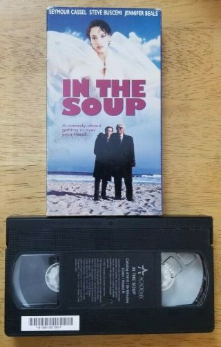 In The Soup (1992) - Vhs Tape Movie - Comedy - Steve Buscemi - Seymour Cassel - Rare