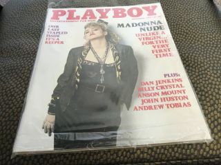 Playboy September 1985 Madonna/john Huston/billy Crystal/last Stapled Issue