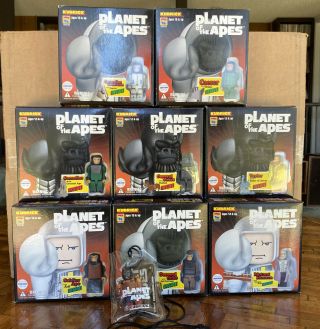 Medicom Toy Kubrick Planet Of The Apes 8 Box Set Ape Undercover Japan Con Excl