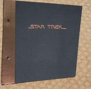 Rare Star Trek Promotional Press Kit Large Book