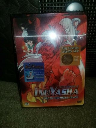 Inuyasha - The Movie 4: Fire On The Mystic Island (bonus Card & Coin) Rare
