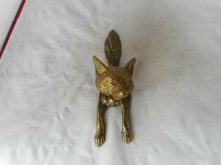 Antique Brass Fox 