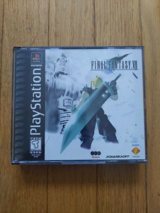 Misprint Final Fantasy Vii Ps1 (sony Playstation 1,  1997) Black Label - Rare