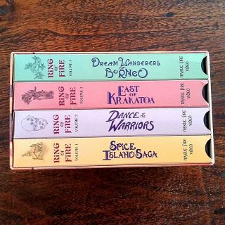 Ring of Fire: An Indonesian Odyssey,  4 Volume VHS Box Set Rare Mystic Fire Video 2