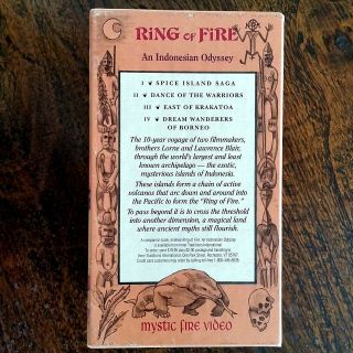Ring of Fire: An Indonesian Odyssey,  4 Volume VHS Box Set Rare Mystic Fire Video 3
