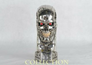 Terminator T2 T - 800 Endoskeleton Resin Statue Skull Statuette Collectible Figure