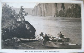 Vintage Trade Card Singer,  Cape Horn,  Columbia River,  Washington,  Vg