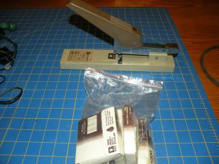 Vintage Rosetec Heavy Duty Stapler 100 Sheets Model Rt - 111 Office Rare Thick,