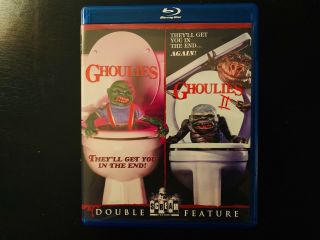 Ghoulies / Ghoulies Ii 2 Blu - Ray Scream Factory Double Horror Oop Rare Like