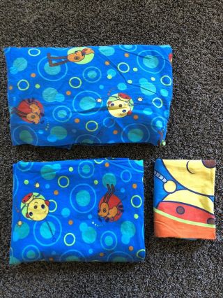 Rolie Rare Polie Olie Twin Bed Set Fitted Flat Pillowcase