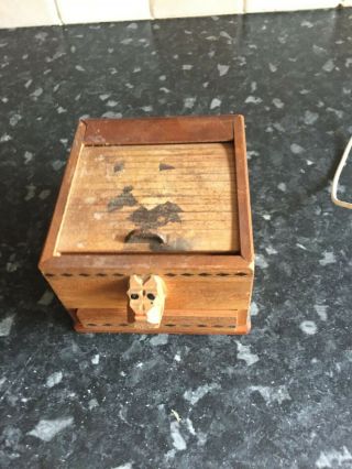 Unusual Wooden Box In Need Of Restoration