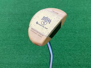 Rare Louisville Golf Earthwoods Timeless Timber Putter Right Handed 1700 - 1920