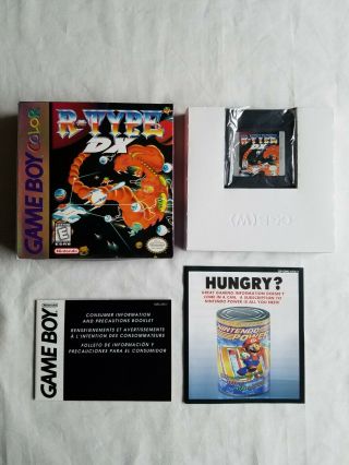Nintendo Gameboy Color R - Type Dx Oem Authentic Video Game Boy Gbc W/box Rare Htf