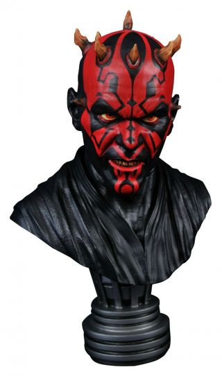 Star Wars Legends 3d Darth Maul 1/2 Scale Limited Edition Bust Pre - Order