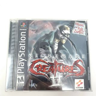 Nightmare Creatures Ii 2 (sony Playstation 1) Ps1 Complete Rare Cib Black Label