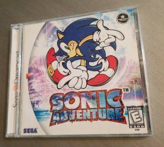 Sega Dreamcast Sonic Adventure Video Game The Hedgehog Rare Animated Violence