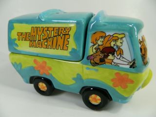 Vtg Hanna Barbera Scooby Doo Mystery Machine Salt & Pepper Shakers Ceramic Rare